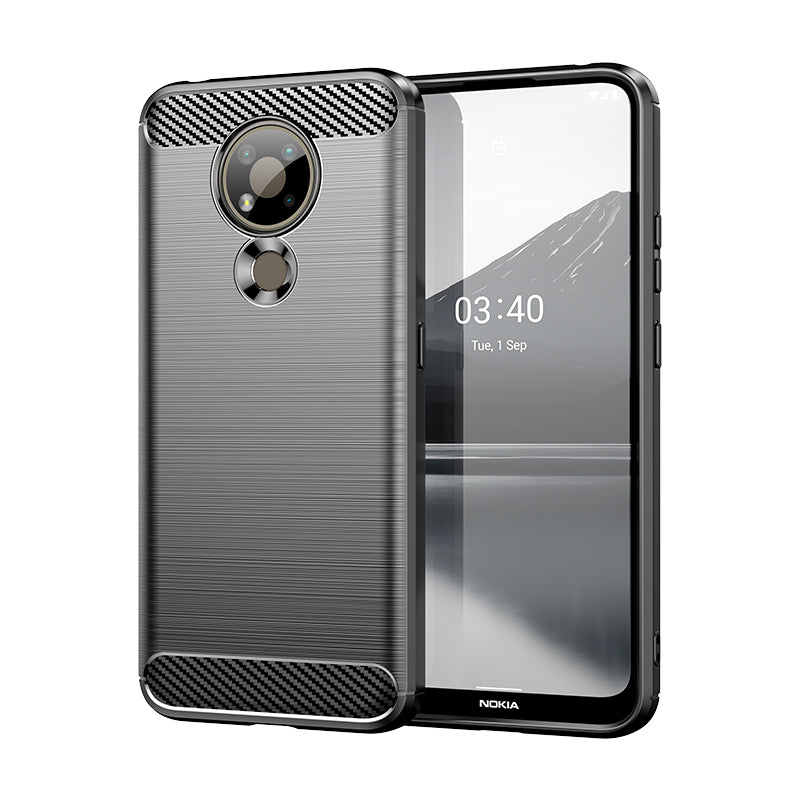 Brushed Silicone Phone Case For Nokia 3.4