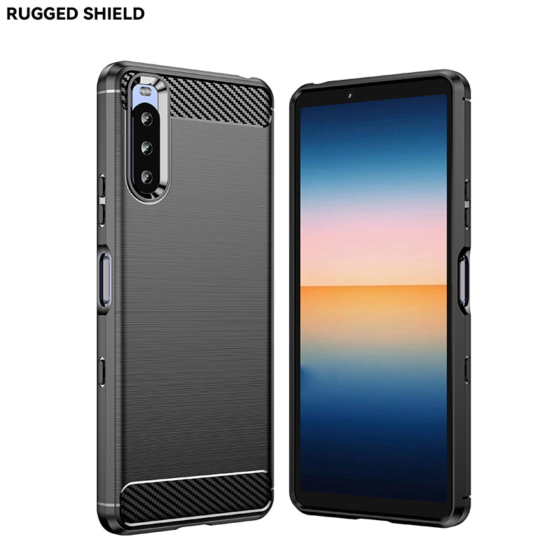 Brushed Silicone Phone Case For Sony Xperia 10 III
