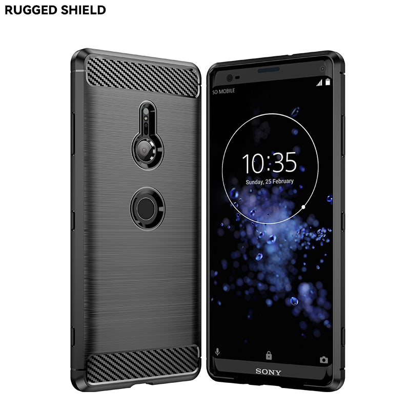 Brushed Silicone Phone Case For Sony Xperia XZ3