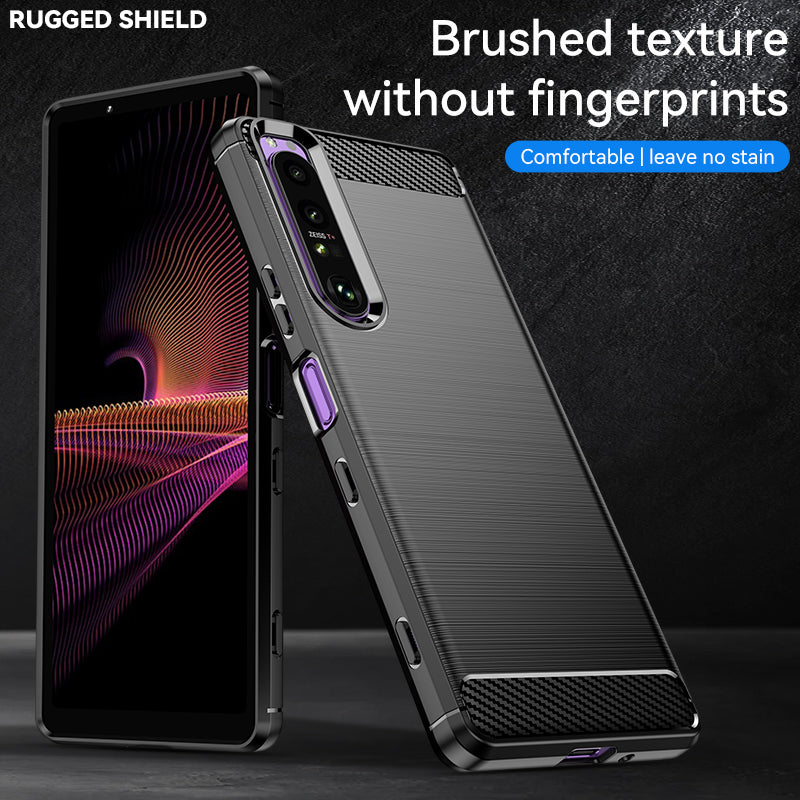 Brushed Silicone Phone Case For SSony Xperia 1 III