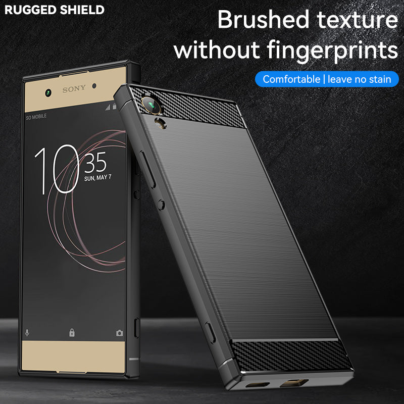 Brushed Silicone Phone Case For Sony Xperia XA1