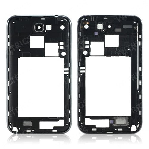 OEM Back Housing Frame with Side Buttons for Samsung Galaxy Note 2 SHV-E250S Grey