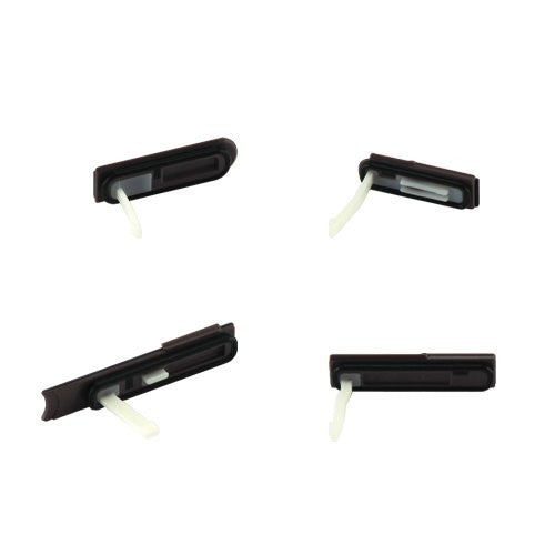 OEM SIM + SD + Headphone + USB Cover Flap for Sony Xperia Z Purple