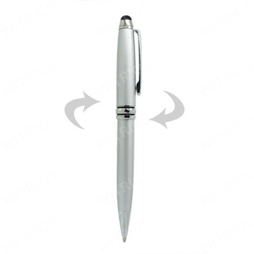 Multi-Function Touch Ball Pen Silver