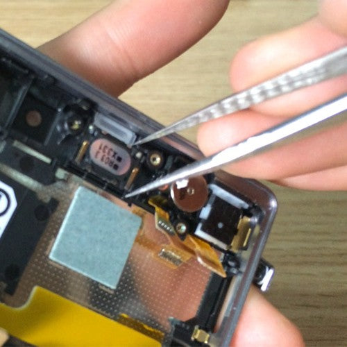 Pro Rhino Stainless Steel Tweezers Fine Tip Straight ST-12 Silver