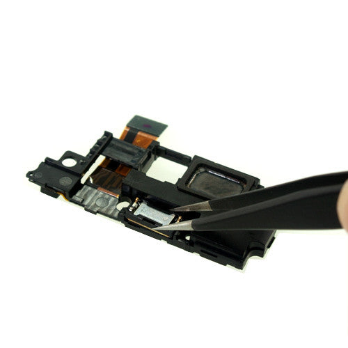 Pro Rhino ESD Safe Stainless Steel Tweezers Fine Tip Straight ESD-10 Black