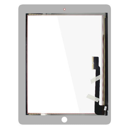 Custom Touch Panel Digitizer for The New iPad Red