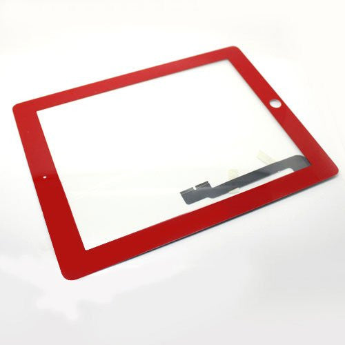 Custom Touch Panel Digitizer for The New iPad Red