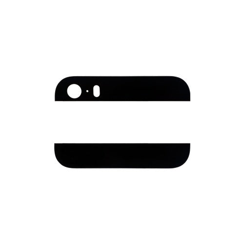 OEM Top and Bottom Back Glass for iPhone 5S Black