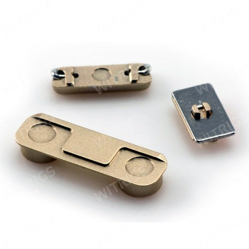 OEM Side Button Set for iPhone 5S Gold