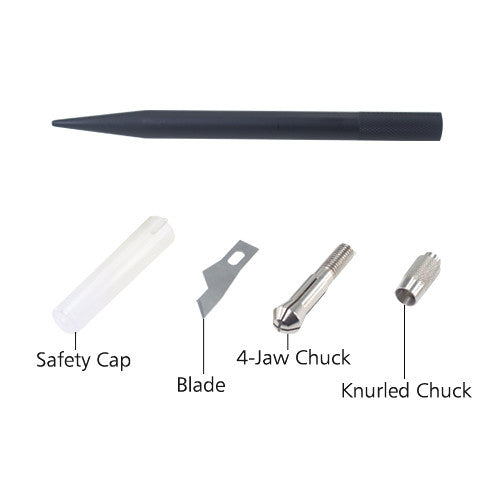 YS Hobby Knife Plastic Handle Black