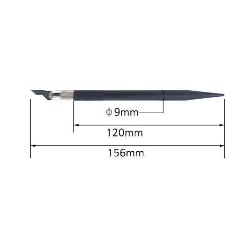 YS Hobby Knife Plastic Handle Black