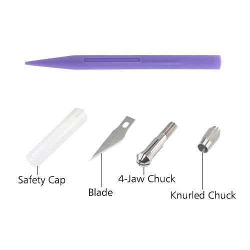 YS Hobby Knife Plastic Handle Purple