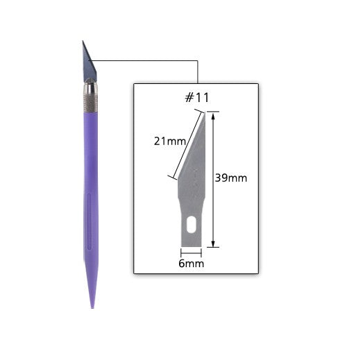 YS Hobby Knife Plastic Handle Purple