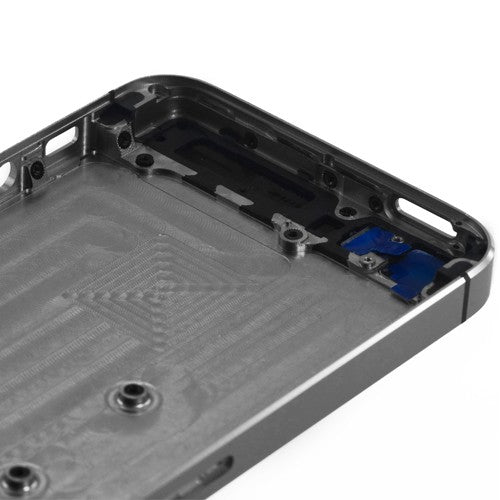 Custom Back Cover for iPhone 5S Black/Space Gray