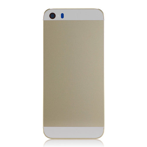 Custom Back Cover for iPhone 5S White/Gold