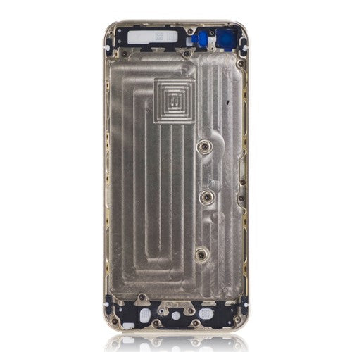 Custom Back Cover for iPhone 5S White/Gold