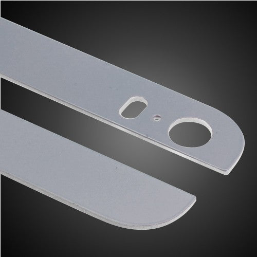 Custom Top and Bottom Back Glass for iPhone 5S White