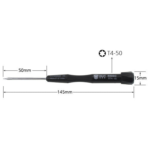 Best Torx Screwdriver T4 1.28*50mm Black