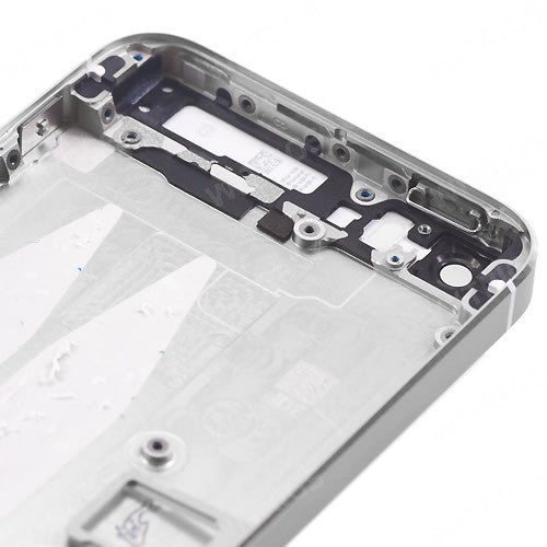 OEM Back Cover with Side Buttons for iPhone 5S Silver