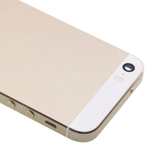 OEM Back Cover with Side Buttons for iPhone 5S Gold