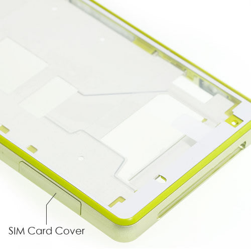 OEM Middle Housing for Sony Xperia Z1 Compact Lime