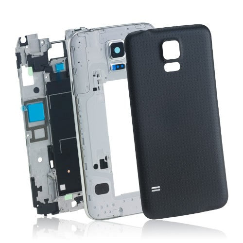 OEM Full Housing for Samsung Galaxy S5 SM-G900F Charcoal Black