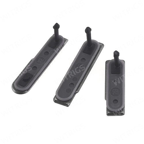 OEM Micro SD + SIM + USB Port Cover Flap for Sony Xperia Z1 Compact Black