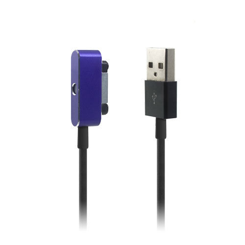 Custom Magnetic Charging Cable for Sony Smartphone Purple