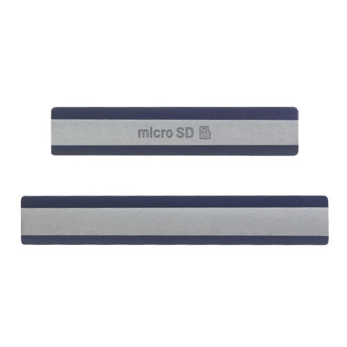 OEM Micro SD + SIM + USB Port Cover Flap for Sony Xperia Z2 Black