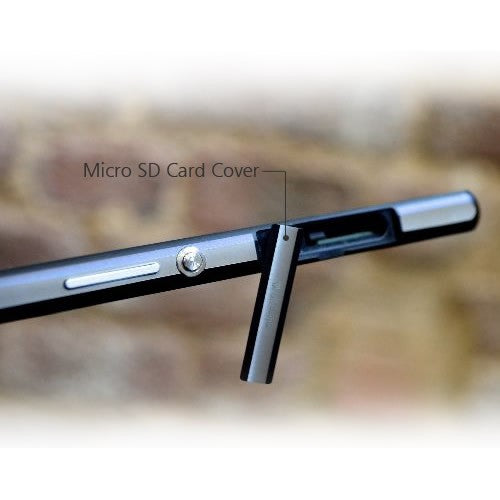 OEM Micro SD + SIM + USB Port Cover Flap for Sony Xperia Z2 Black