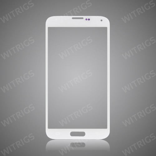 Custom Front Glass for Samsung Galaxy S5 Shimmery White