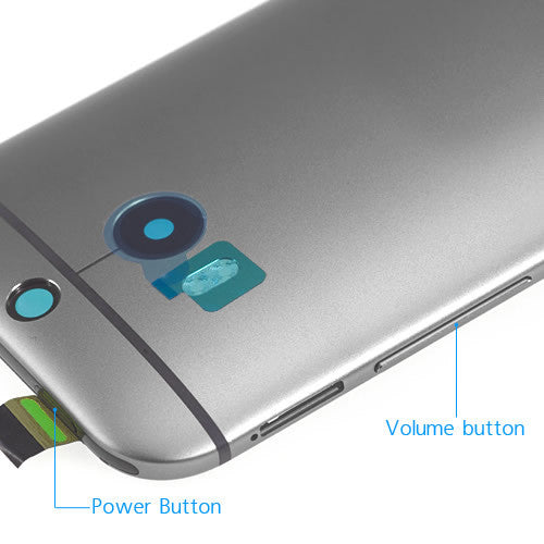 OEM Back Cover for HTC One M8 Gunmetal Grey