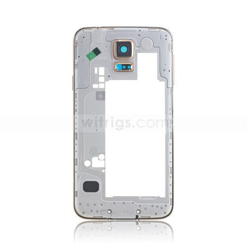 OEM Midframe Assembly for Samsung Galaxy S5 SM-G900F Copper Gold