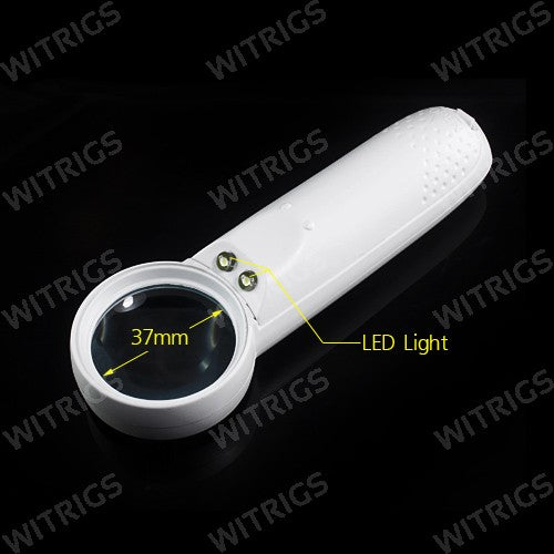 15x Hand-Held Magnifier with LED Light