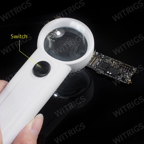15x Hand-Held Magnifier with LED Light
