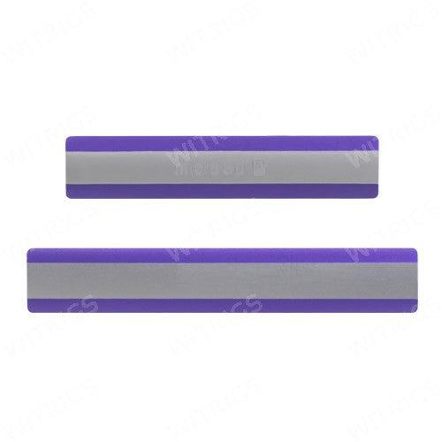 OEM Micro SD + SIM + USB Port Cover Flap for Sony Xperia Z2 Purple