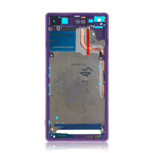 OEM Middle Housing for Sony Xperia Z2 Purple