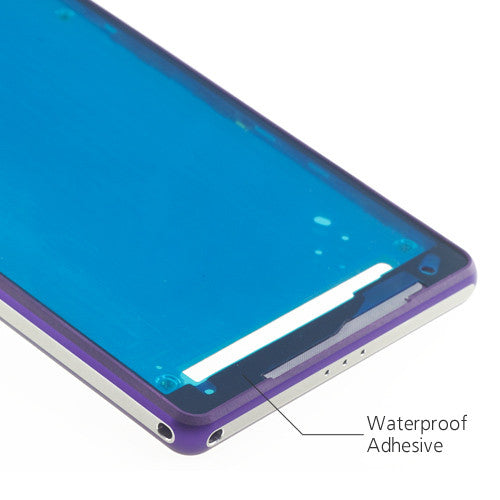 OEM Middle Housing for Sony Xperia Z2 Purple