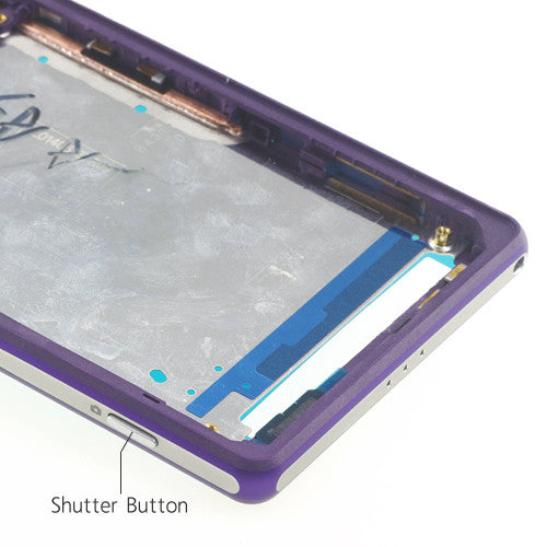 OEM Middle Housing for Sony Xperia Z2 Purple