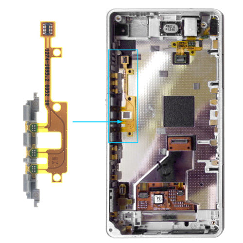 OEM Side Button Flex for Sony Xperia Z1 Compact