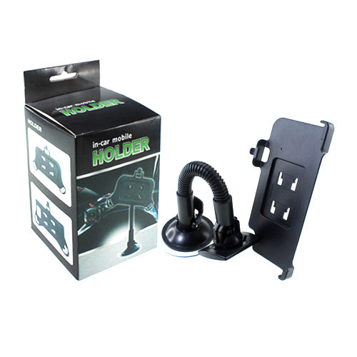 360° Rotating Windshield Car Holder for Sony Xperia Z2 Flexible Gooseneck Black