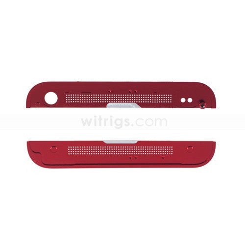 OEM Speaker Cover for HTC One M7 Red