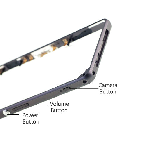 OEM Mid-Frame Assembly for Sony Xperia Z1 Compact Black