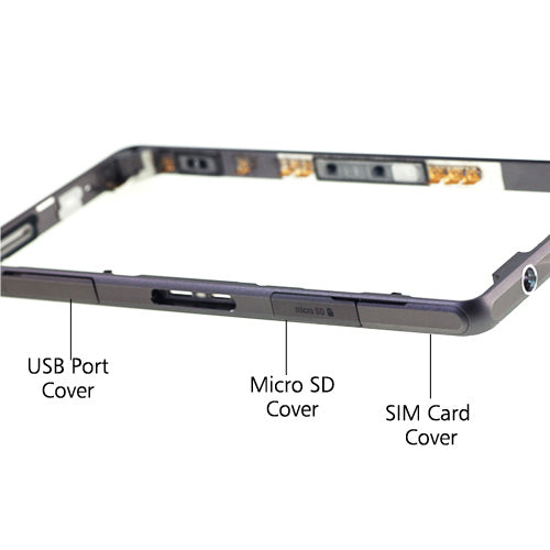 OEM Mid-Frame Assembly for Sony Xperia Z1 Compact Black