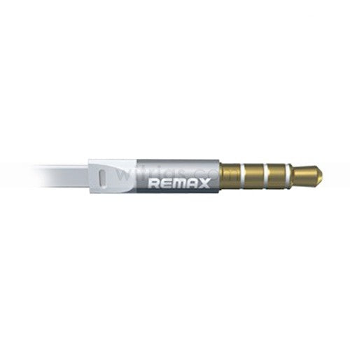 REMAX Flat Noodle Shape In-ear EarPhones White