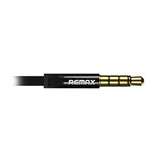 REMAX Flat Noodle Shape In-ear EarPhones Black