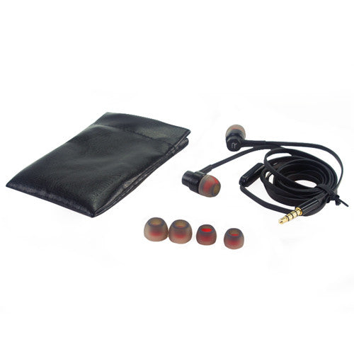 REMAX Flat Noodle Shape In-ear EarPhones Black