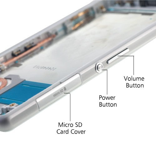 OEM Middle Housing for Sony Xperia Z2 White