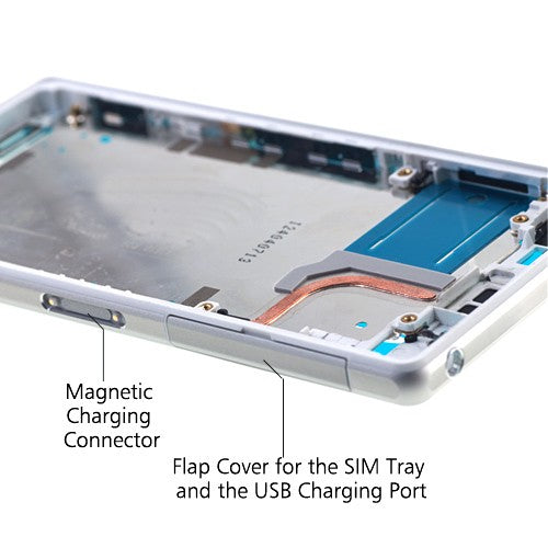 OEM Middle Housing for Sony Xperia Z2 White